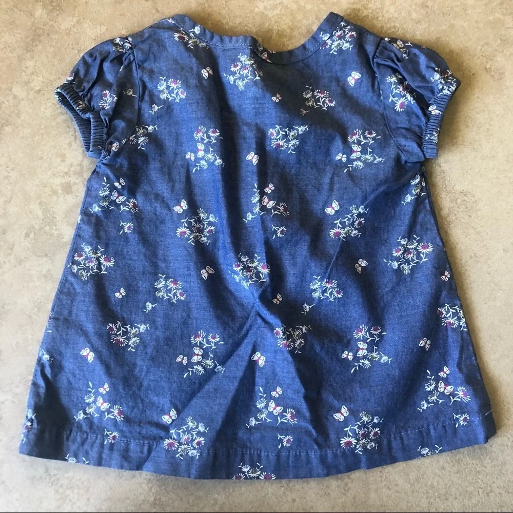 Carter’s Shirt Size 12 Months Floral Butterfly’s